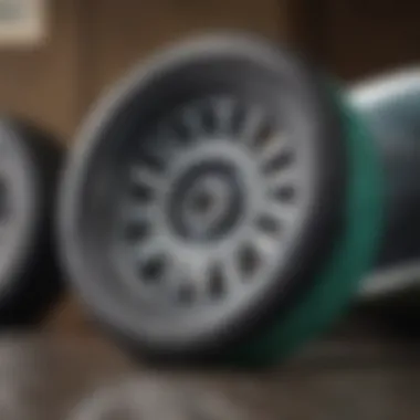 The Texture and Flexibility of Urethane Wheels Close-up view of urethane wheels showcasing their texture and flexibility