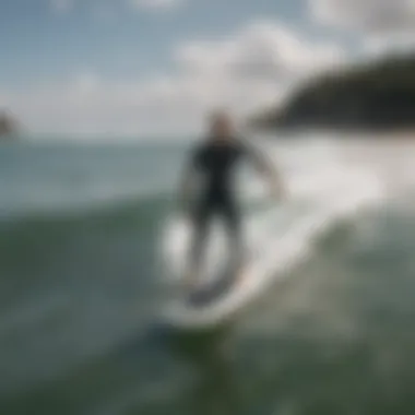 Wakesurf Board Sizes by Skill Level Visual representation of skill levels and recommended wakesurf board sizes for each level.