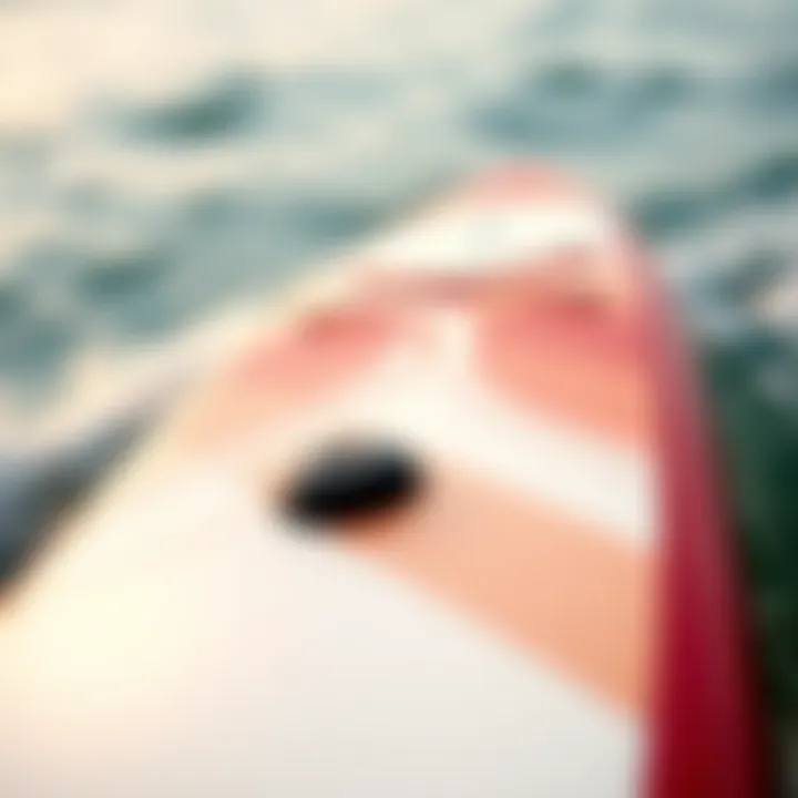Wakesurf Board for Enhanced Stability Close-up view of a wakesurf board suitable for larger individuals