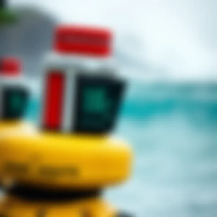 Buoy Readings and Wave Heights Buoy readings showcasing wave heights